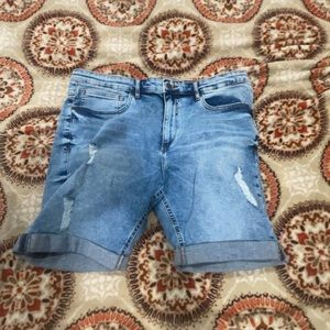 Forever 21 men denim jean shorts